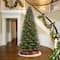 Glitzhome® 11ft Pre-Lit Green Full Fir Artificial Christmas Tree, Multicolor LED Lights